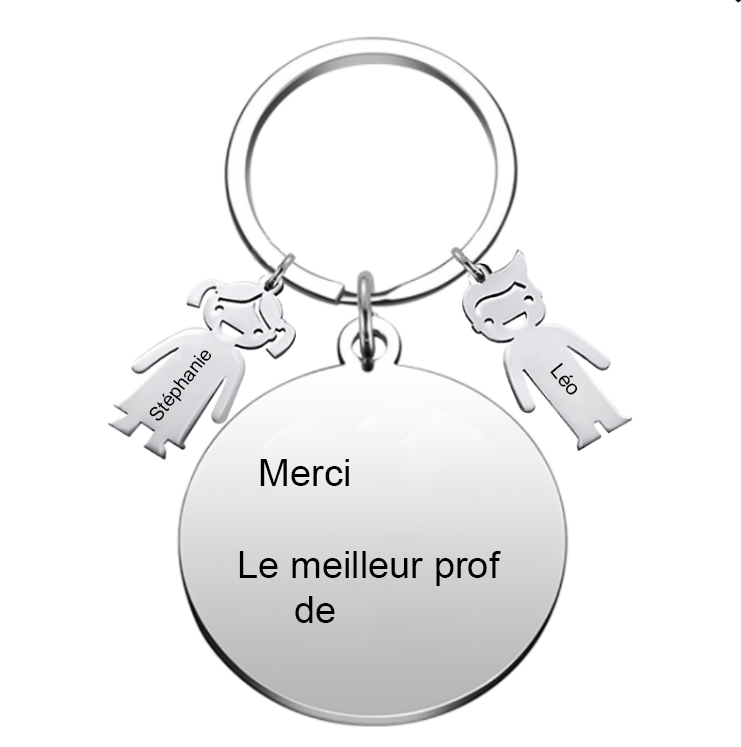 Le Porte-Clef Merci "Merci XXX, le meilleur prof de YYY"