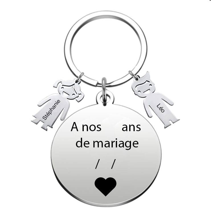 Le Porte-Clef "A nos XX ans de mariage"