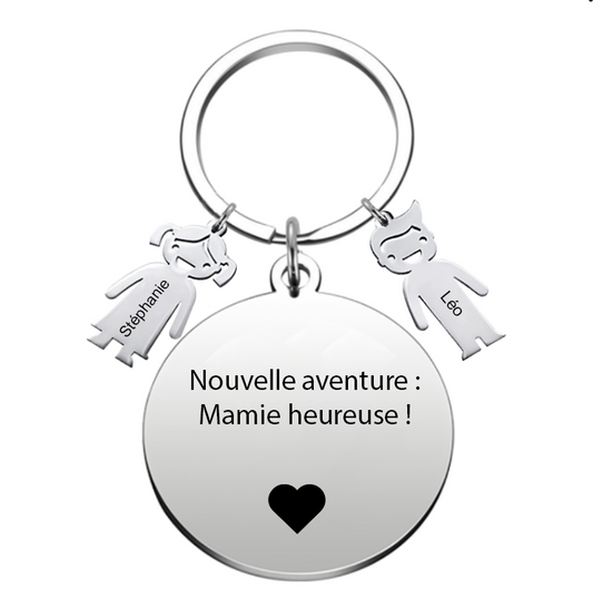 Le Porte-Clef "Nouvelle naissance : Mamie heureuse"