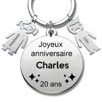 Le Porte-Clef "Joyeux anniversaire XXX 20 ans"