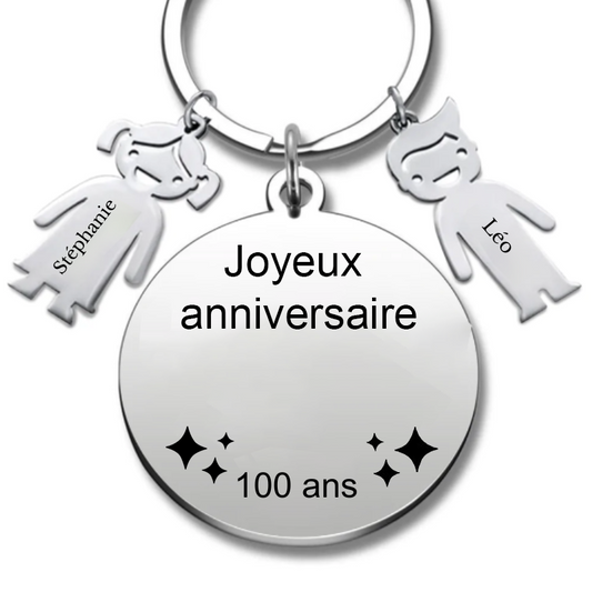 Le Porte-Clef "Joyeux anniversaire XXX 100 ans"