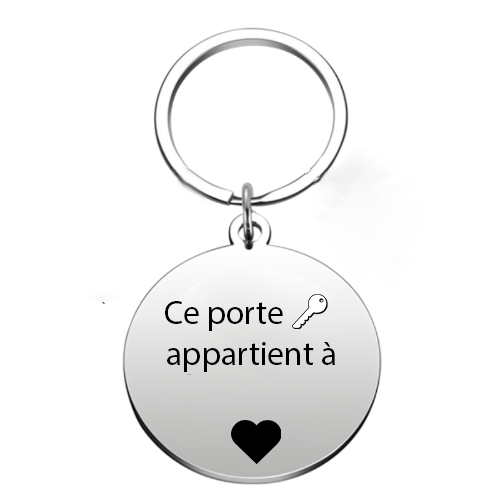 Le Porte-Clef "Ce Porte-Clef appartient à" - Appartient à