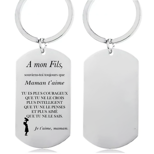 Le porte-clef "A mon Fils"