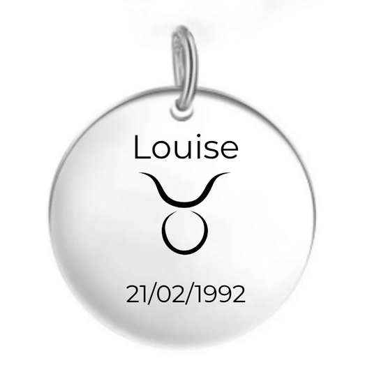 Pendentif Taureau Homme et Femme personnalisé