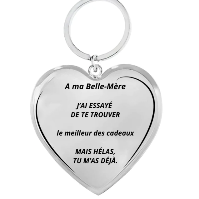 Porte-Clé Belle Mère Personnalisé