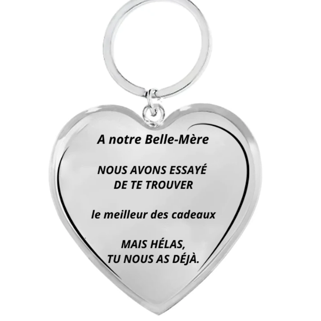 Porte-Clé Belle Mère Personnalisé A Notre Belle Mère