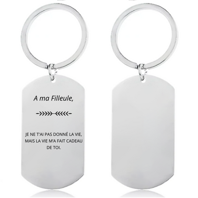 Porte-Clé pour Filleule Personnalisé