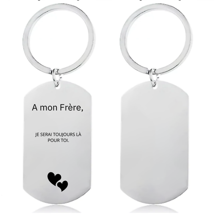 Porte-Clefs Frère A personnaliser