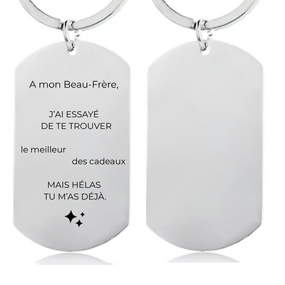 Porte Clé Beau-Frère Personnalisé