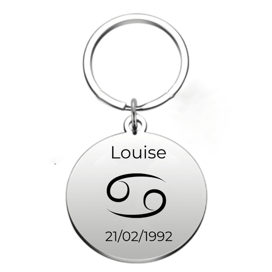 Porte Clé Cancer personnalisé