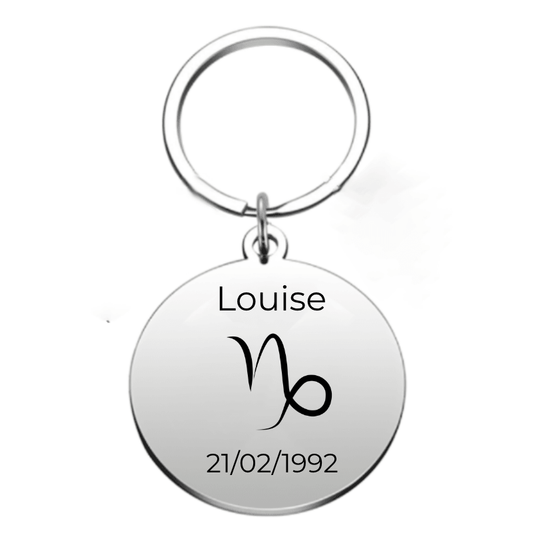Porte Cle Capricorne personnalisé