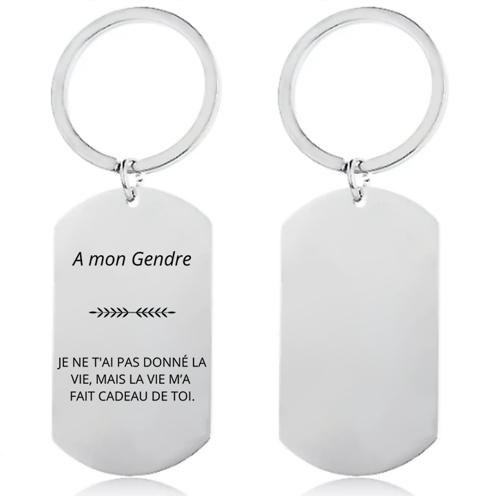 Porte Clé Gendre Personnalisé 