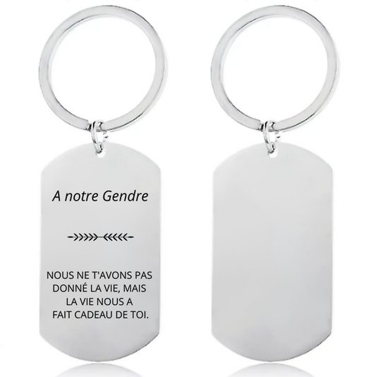 Porte Clé Gendre Personnalisé A Notre Gendre