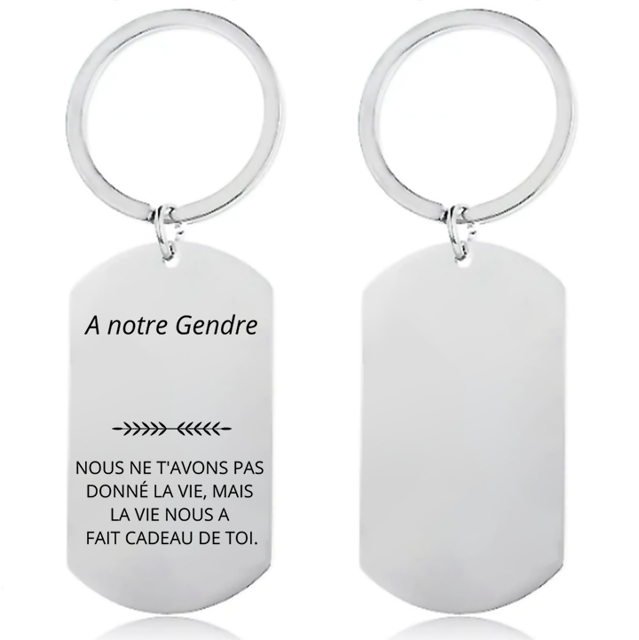 Porte Clé Gendre Personnalisé A Notre Gendre A Personnaliser
