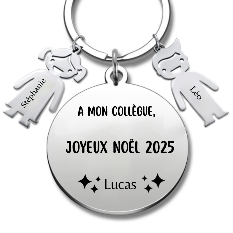 Porte Clé Noël Joyeux Noël mon Collègue