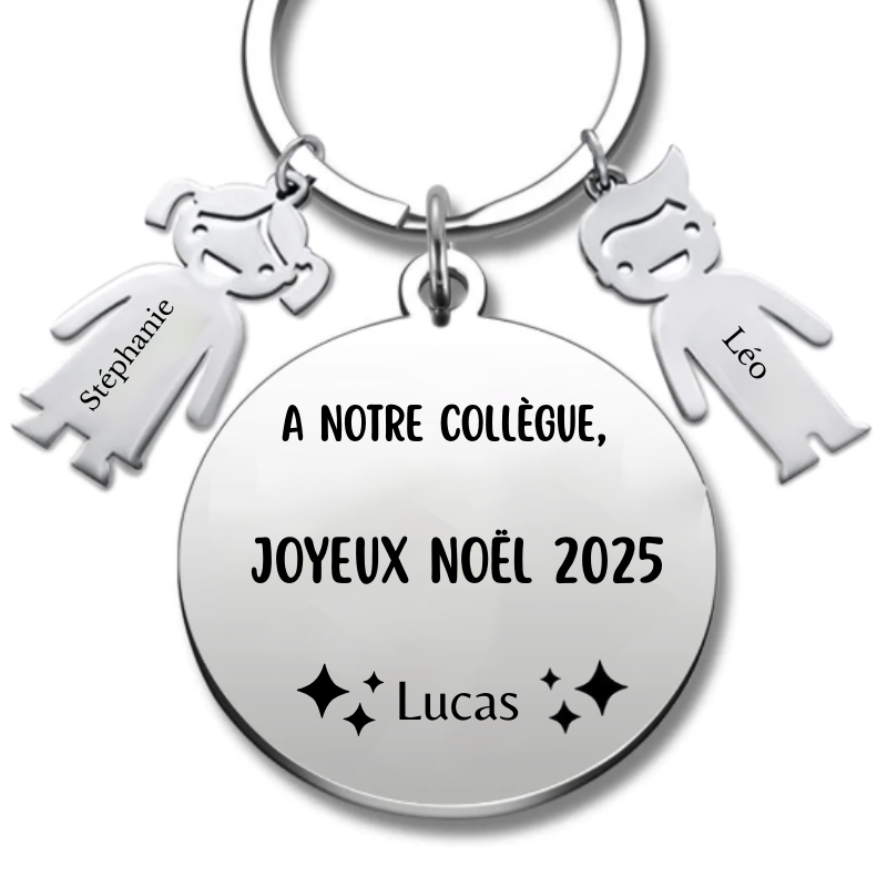 Porte Clé Noël Joyeux Noël mon Collègue
