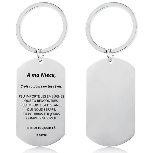 Porte Clé Personnalisé Ma Nièce