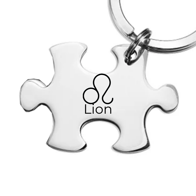 Porte Clé Puzzle Lion