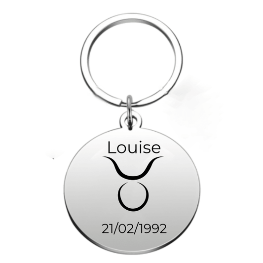 Porte Clé Taureau personnalisé