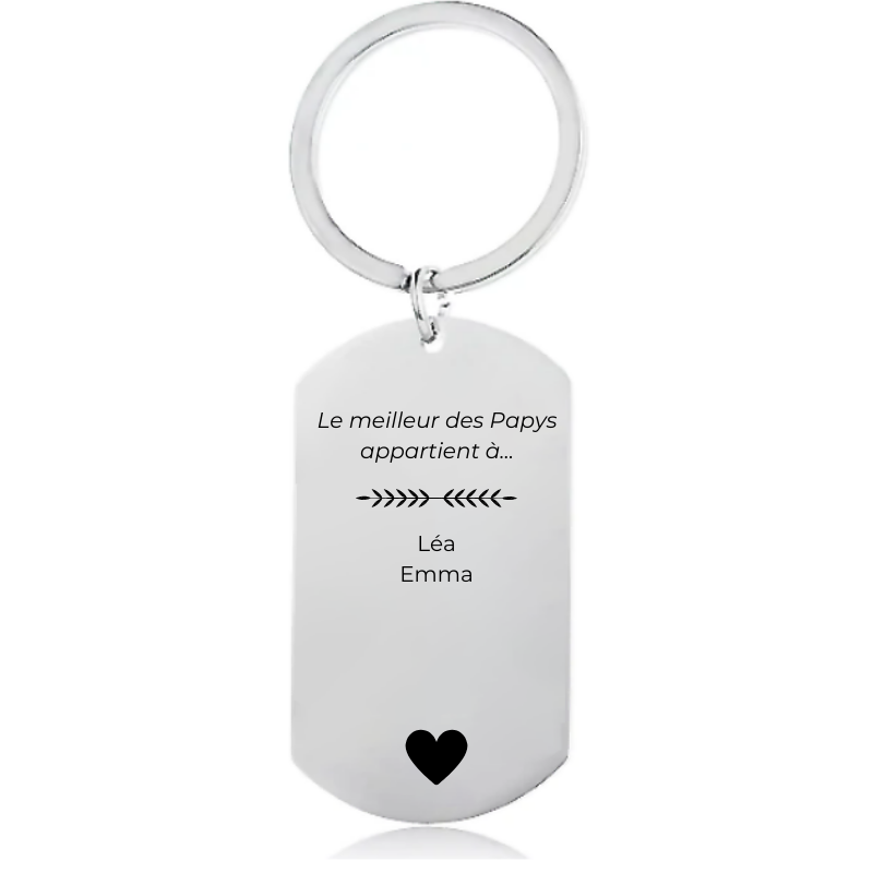 Porte Clef Papy Personnalisé