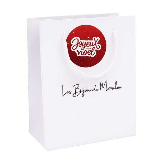 Sac Cadeau Prénom pour Noël - Les Bijoux de Marilou
