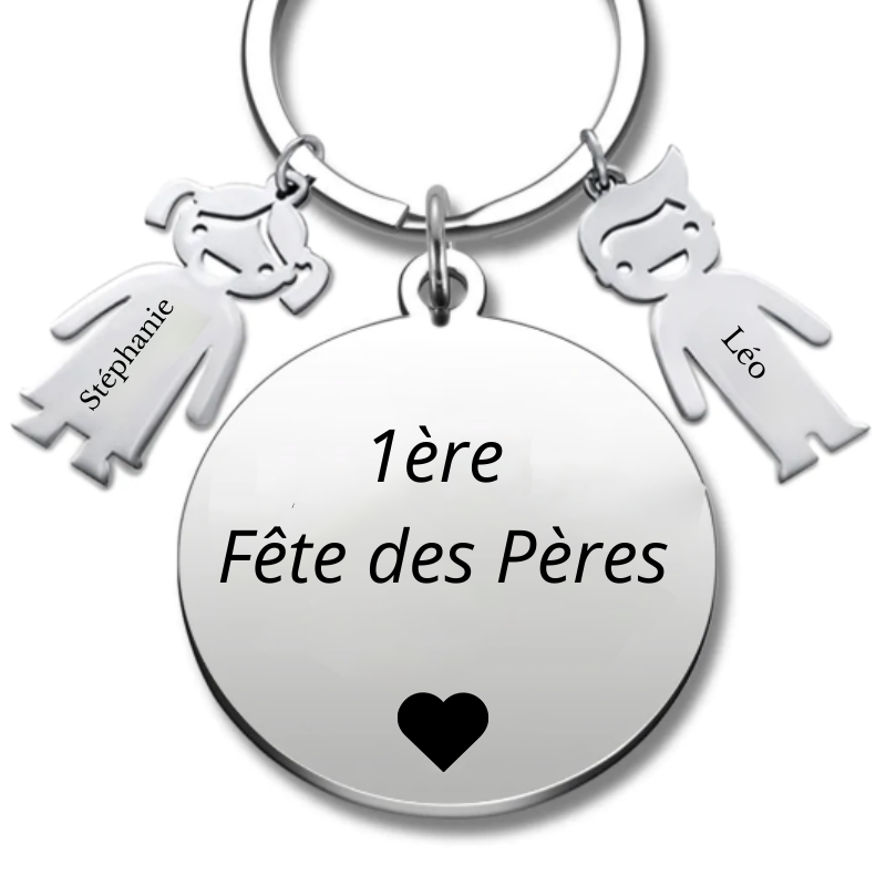 Porte Clé Fête des Pères "1ère Fête des Pères"