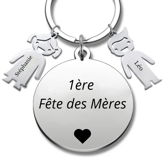 Porte Clé Fête des Mères "1ère Fête des Mères"