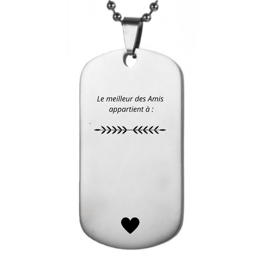 Collier Ami "A mon Ami"