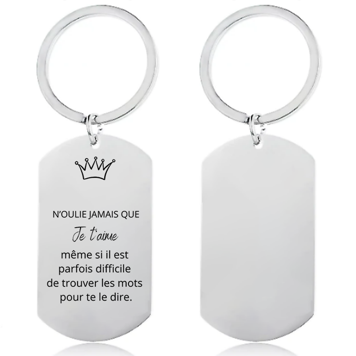 Porte-Clefs Personnalisé pour Homme - Offrez un bijou unique, à votre image