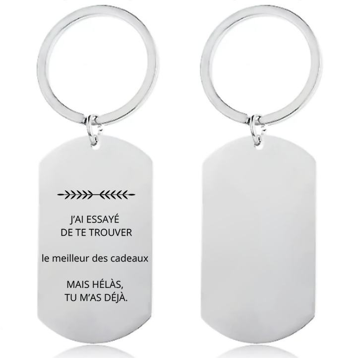 Porte-Clefs Personnalisé pour Homme - Offrez un bijou unique, à votre image