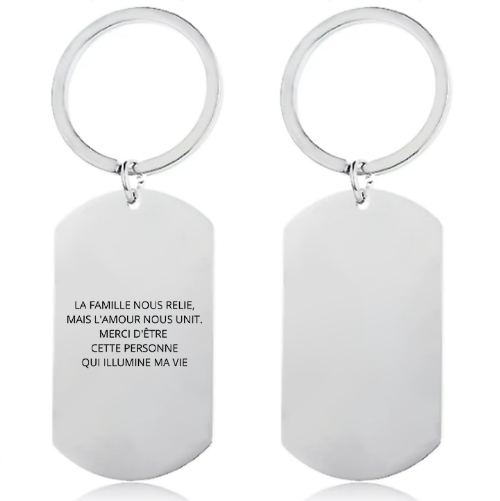 Porte-Clefs Personnalisé pour Homme - Offrez un bijou unique, à votre image