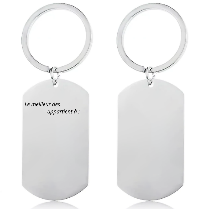 Porte-Clefs Personnalisé pour Homme - Offrez un bijou unique, à votre image