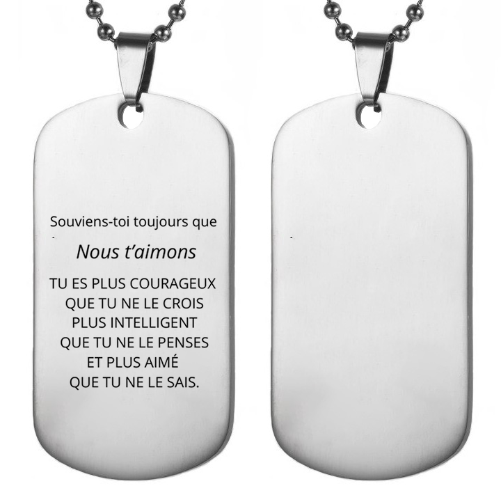 Collier Personnalisé pour Homme - Offrez un bijou unique, à votre image