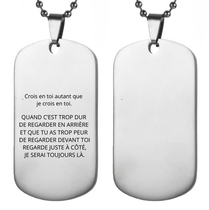 Collier Personnalisé pour Homme - Offrez un bijou unique, à votre image