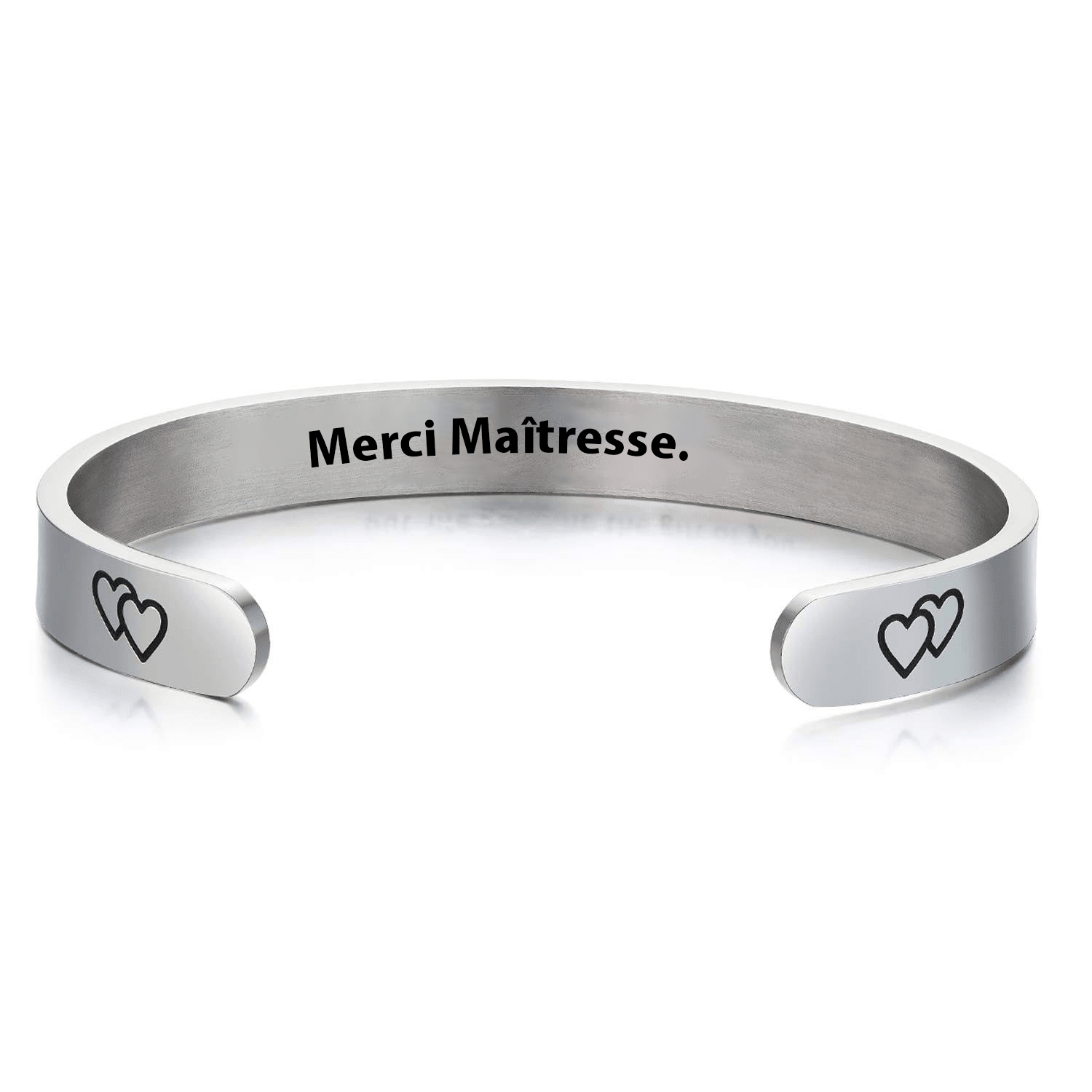 Bracelet Maitresse Ajustable Merci Maitresse - Les Bijoux de Marilou