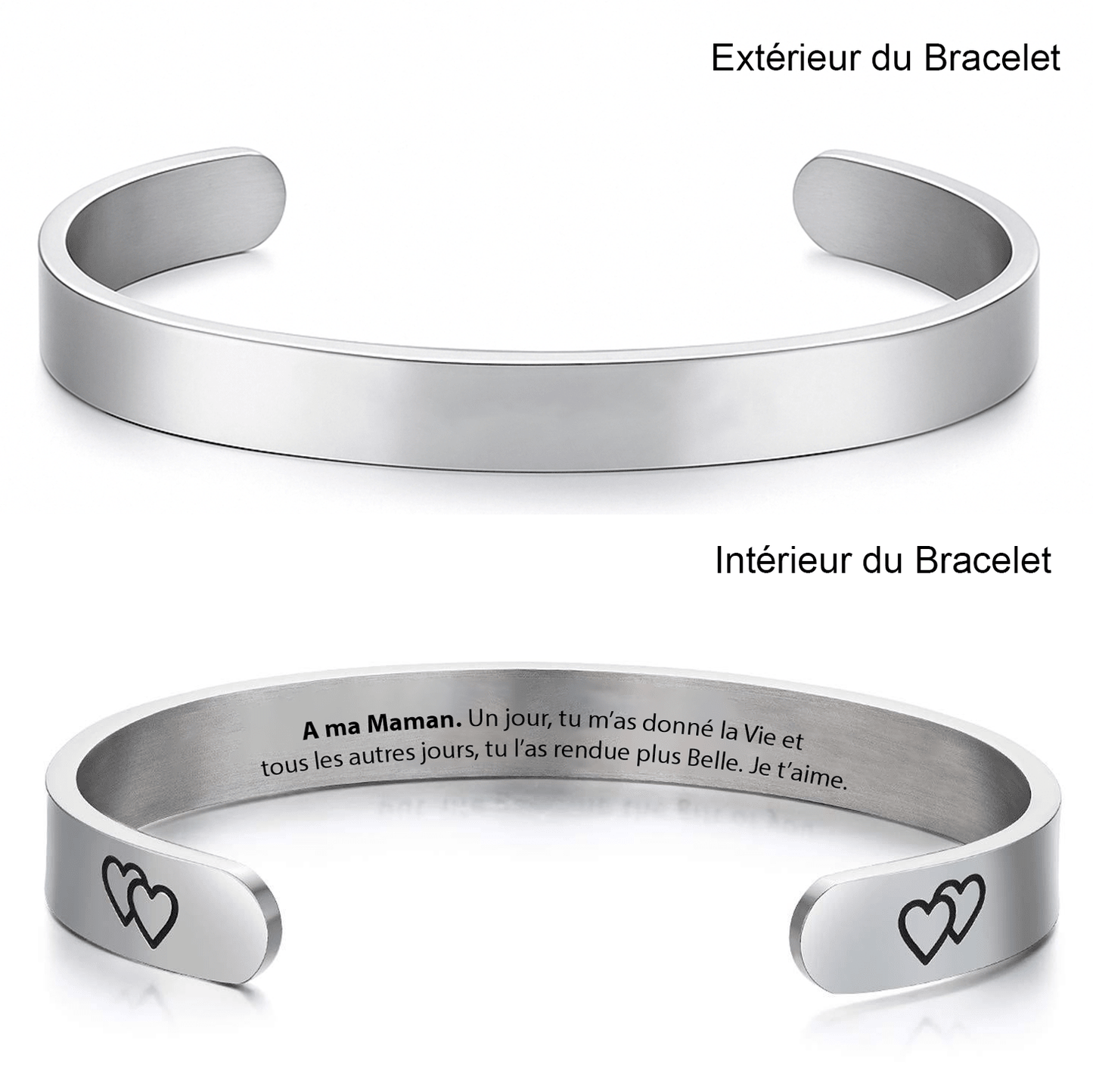 Bracelet Maman Ajustable et Personnalisé - Les Bijoux de Marilou