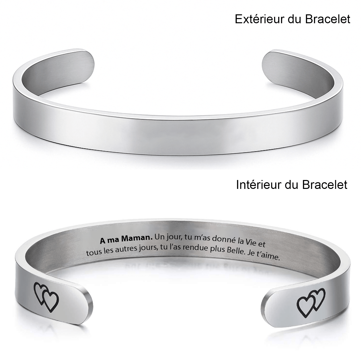 Bracelet Maman Ajustable et Personnalisé - Les Bijoux de Marilou