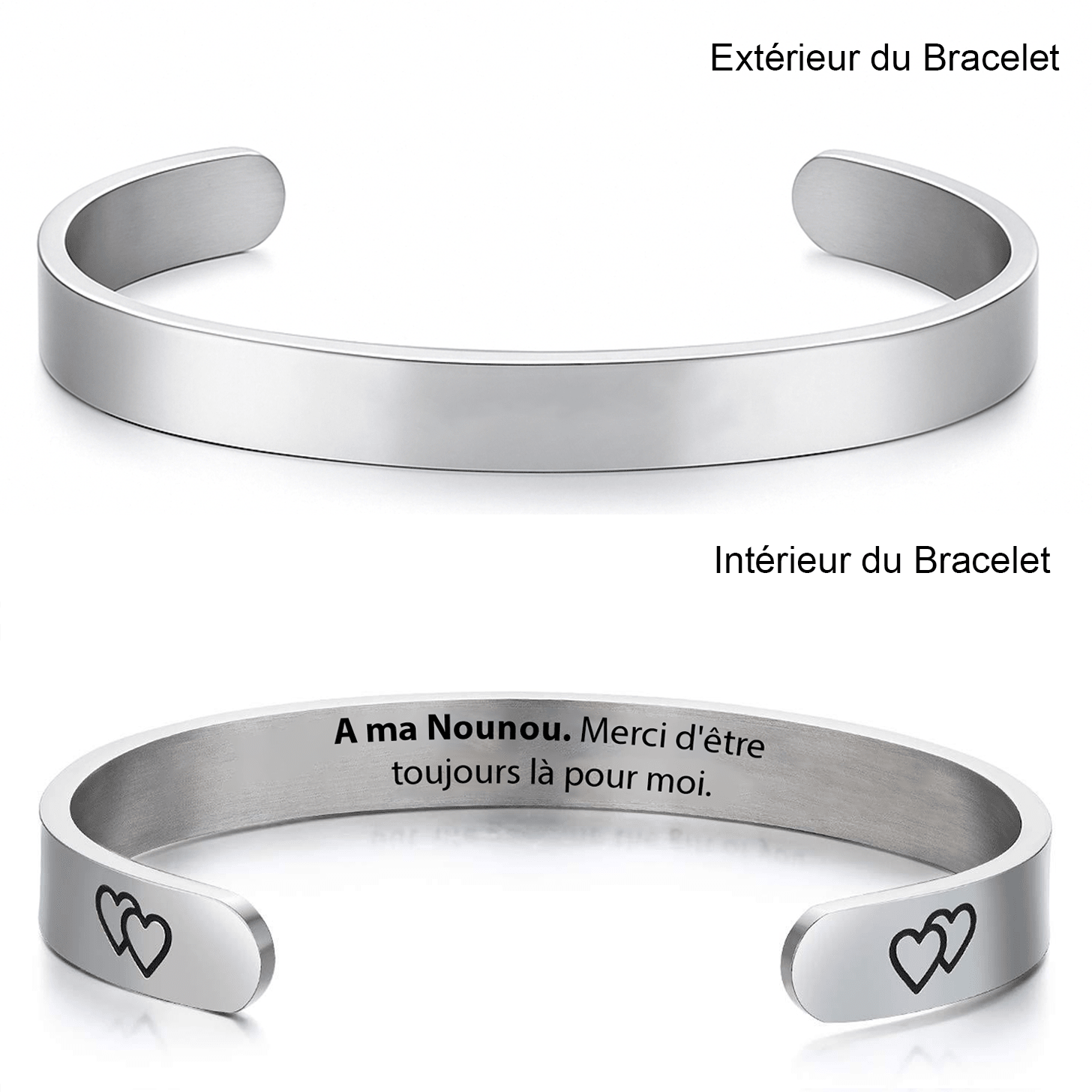 Bracelet Nounou Ajustable A personnaliser - Les Bijoux de Marilou