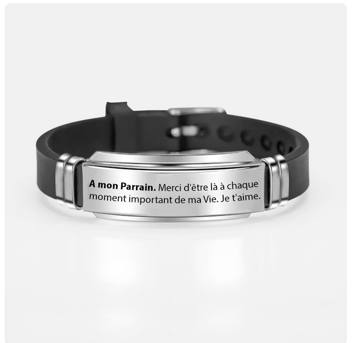 Bracelet Parrain Ajustable - Les Bijoux de Marilou