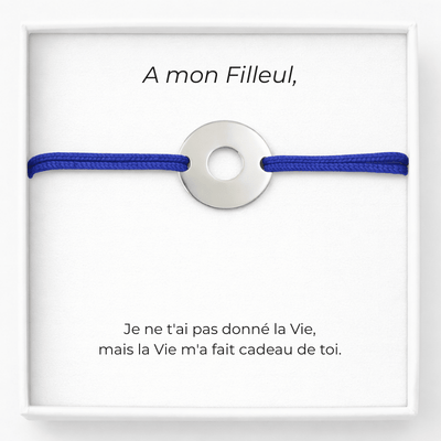 Bracelet Pour Filleul Ajustable Personnalisé — Cadeau Baptême
