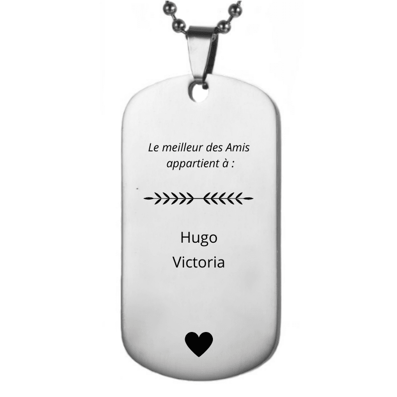 Collier Ami "A mon Ami" - Les Bijoux de Marilou