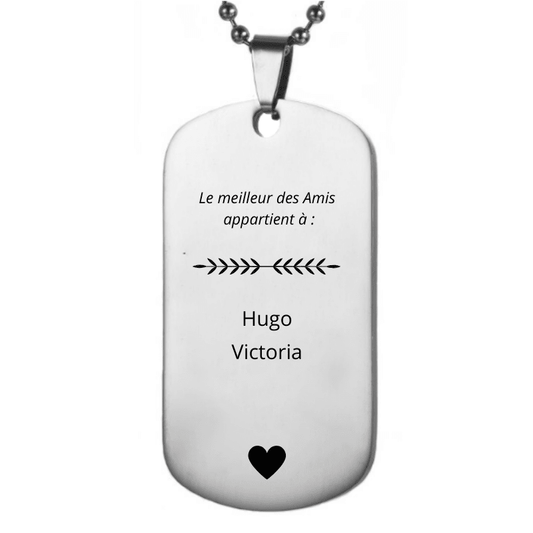 Collier Ami "A mon Ami" - Les Bijoux de Marilou