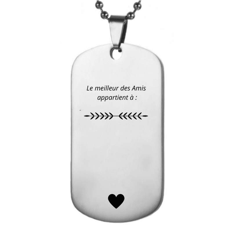 Collier Ami "A mon Ami" - Les Bijoux de Marilou
