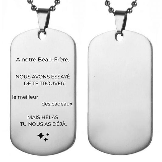 Collier Beau Frère Personnalisé
