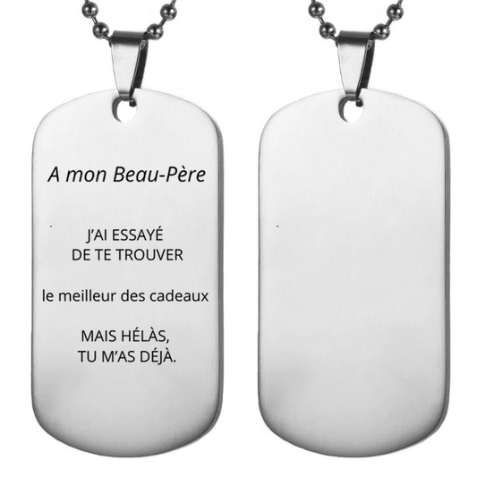 Collier Beau Père Personnalisé - Les Bijoux de Marilou