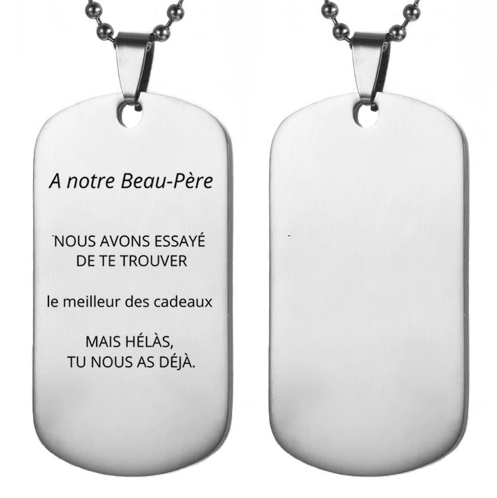 Collier Beau Père Personnalisé - Les Bijoux de Marilou