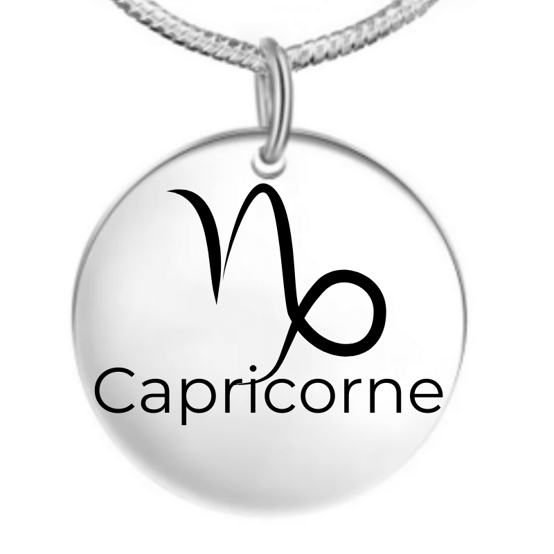 Collier Capricorne Femme et Homme - Les Bijoux de Marilou