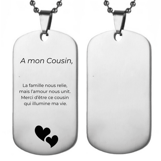 Collier Cousin Personnalisé - Les Bijoux de Marilou