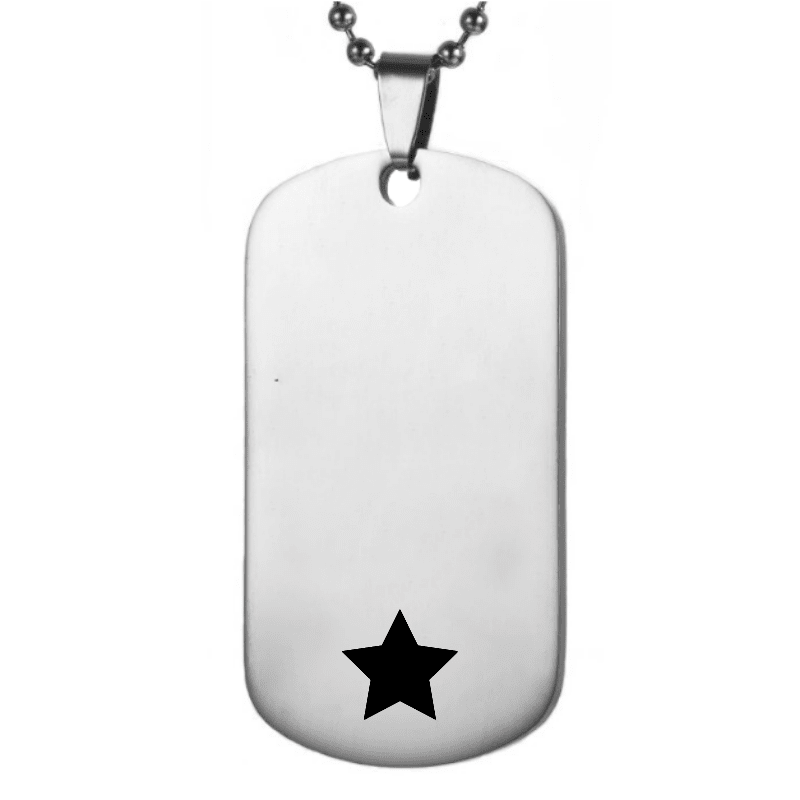 Collier Etoile "A mon Filleul" - Collier Baptême Garçon - Les Bijoux de Marilou