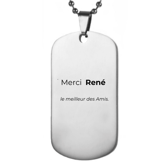Collier Meilleur Ami Personnalisé - Les Bijoux de Marilou
